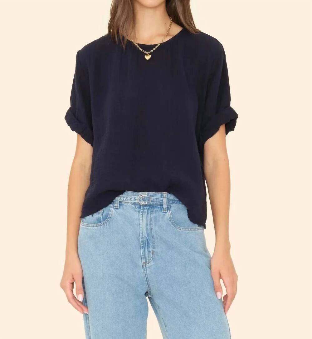 NEW XIRENA carson short sleeve top in north star